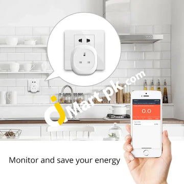 Maxcio 13A Wi-Fi Smart Socket With Energy Monitoring Compatible Alexa & Google Home ( Uk Plug ) -